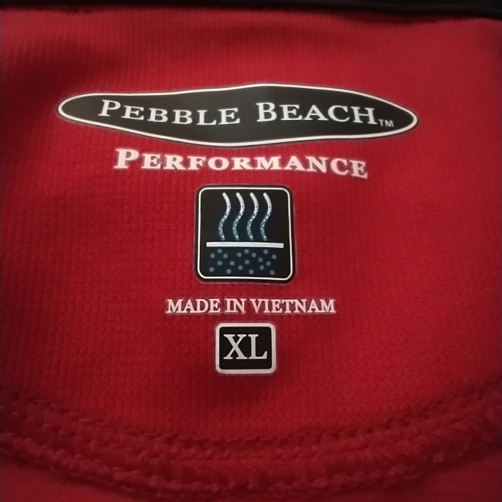 Pullover/Jacket Zip up NWOT Men's pebble beach performance - Picture 11 of 11